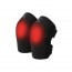 Θερμαινόμενες Επιγονατίδες με Μασάζ Knee Pads For Fever Μαύρο – Ανακούφιση Πόνου & Μασάζ Γονάτων