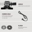 Γωνιακός Τροχός 125mm 800W με Ρύθμιση Ταχύτητας TEH TG125MV