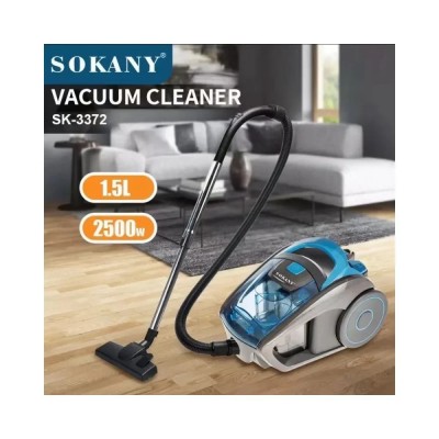 SK-3372 Ηλεκτρική Σκούπα Χαλιών 2500W Sokany με Σακούλα 1.5L