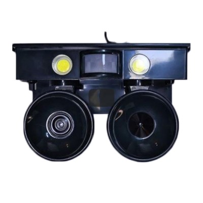 NY-2008 Ηλιακή Συσκευή Απώθησης Ζώων με Υπερήχους & LED Φωτισμό Εκφοβισμού