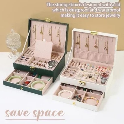 Μπιζουτιέρα με Χωρίσματα και Συρταράκι – Κουτί Οργάνωσης Κοσμημάτων