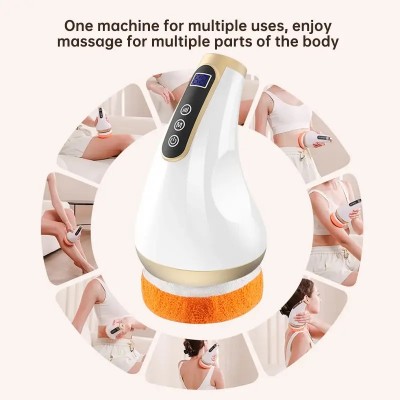 LH2005 Συσκευή Μασάζ Σώματος 360° Με Δόνηση Υψηλής Συχνότητας Και 3 Εναλλάξιμες Κεφαλές