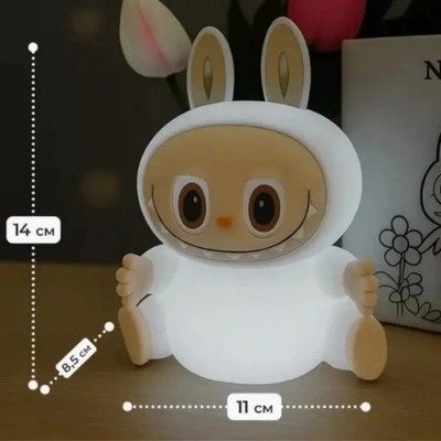 Χαρούμενο Φωτιστικό Νύχτας Led Σιλικόνης Επαναφορτιζόμενο Με Usb Και Έλεγχο Αφής