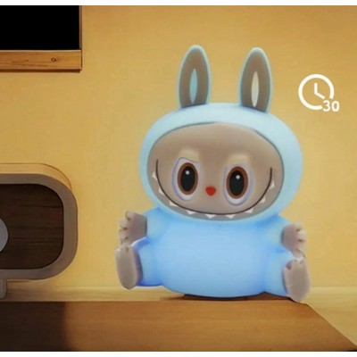 Χαρούμενο Φωτιστικό Νύχτας Led Σιλικόνης Επαναφορτιζόμενο Με Usb Και Έλεγχο Αφής