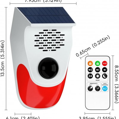 Ηλιακό Σύστημα Συναγερμού με Φωνητικές Ειδοποιήσεις