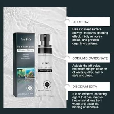 Ασφαλές Καθαριστικό Σπρέι Ενυδρείου Φιλικό Προς Ψάρια 100ml Jue Fish