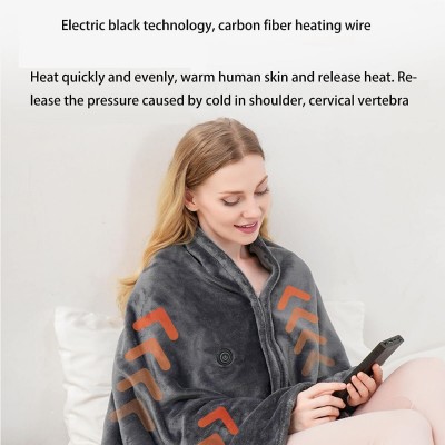 Πολυλειτουργική Θερμαινόμενη Φορετή Κουβέρτα 150x85cm