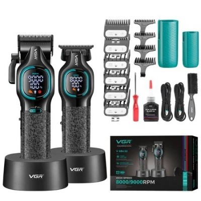 VGR V-886 S2 Επαγγελματικό Σετ Κουρευτικών Μηχανών Υψηλής Απόδοσης