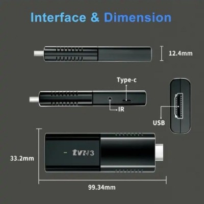 Smart TV Stick 4K Ultra HD TVR3 Android 10