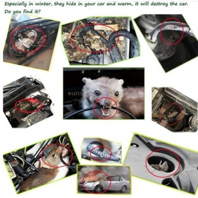 ZF-816 Έξυπνο Απωθητικό Ποντικιών Αυτοκινήτου  με Υπερήχους 12V