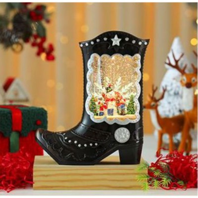 Διακοσμητικό Κερί LED Φωτισμού με Χριστουγεννιάτικες Φιγούρες 25.5cm