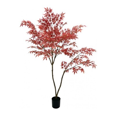 200cm Τεχνητό Διακοσμητικό Δέντρο Κόκκινος Σφένδαμος 86936