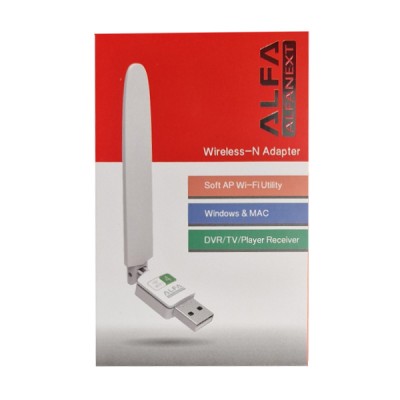 Υψηλής Απόδοσης Ασύρματος Προσαρμογέας USB WiFi Alfa Next Για Ευρεία Συμβατότητα Σε Συσκευές