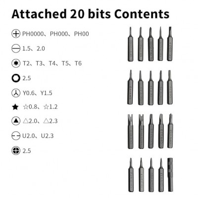 Κατσαβίδια Ακριβείας Fineplay FP-26in1 – Ποιοτικό & Πλήρες Σετ Εργαλείων