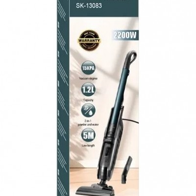 2200W Ισχυρή Σκούπα Stick 2-σε-1 Χειρός Υγρών και Στερεών 2200W 1.2L SK-13083