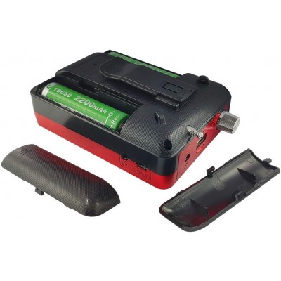 K863 Επαναφορτιζόμενος Ενισχυτής Φωνής Multimedia με Ραδιόφωνο