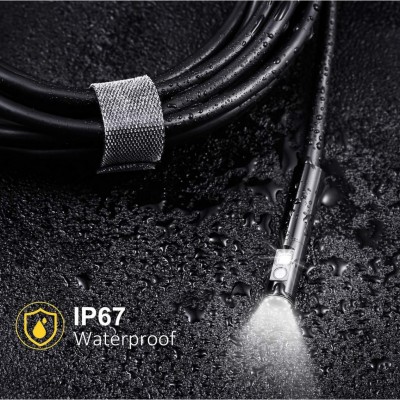 10m  Αδιάβροχη Ασύρματη Ενδοσκοπική Διπλή Κάμερα 2K HD  Οθόνη 4.5" με Λειτουργία Βίντεο & Φωτογραφίας Andowl®