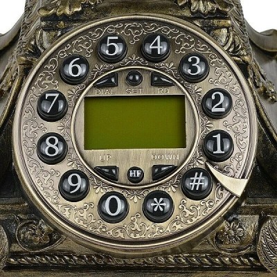 Ρετρό Τηλεφωνική Συσκευή Κλασικού Στυλ με Καντράν Πλήκτρων