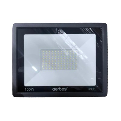 Ισχυρός Αδιάβροχος IP66 Προβολέας AC220V Led Smd 100 Watt Υψηλής Απόδοσης Λευκού Φωτισμού