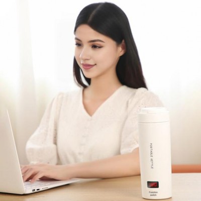 500ml Φορητός Ηλεκτρικός Βραστήρας Νερού L-580 Λευκό