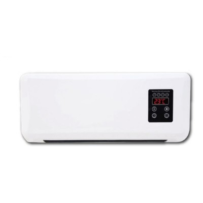 Επιτοίχιο Αερόθερμο Θέρμανσης Τύπου Κλιματιστικού 1500W με Τηλεχειριστήριο 42x18cm