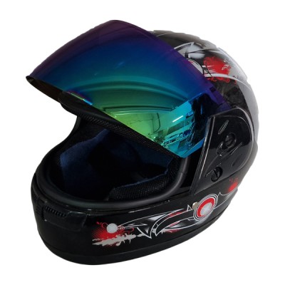 H-L-N 806 Κράνος Μοτοσυκλέτας Full Face Με Διπλή Μάσκα Προστασίας