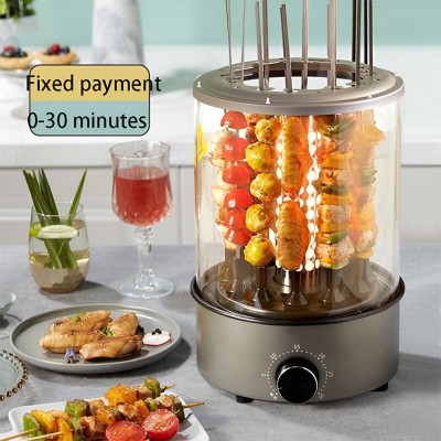 Ηλεκτρική Κάθετη Ψησταριά για Σουβλακια 1100w με Χρονοδιακόπτη