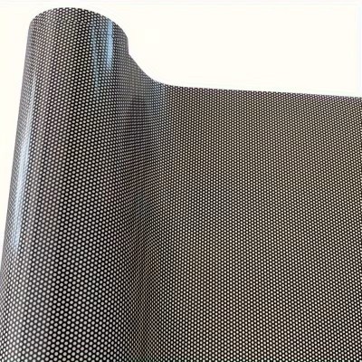 200x45εκ Διάτρητη Μαύρη Μεμβράνη Βινυλίου One Way Vision