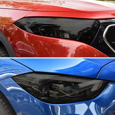 200x45εκ Διάτρητη Μαύρη Μεμβράνη Βινυλίου One Way Vision