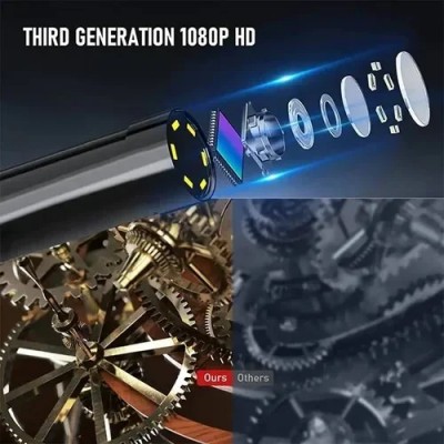 50m Επαγγελματική Κάμερα Ενδοσκόπησης με Διπλή Κάμερα και Καλώδιο Q-NK50