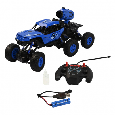 Τηλεκατευθυνόμενο Off Road Αυτοκίνητο με Επαναφορτιζόμενη Μπαταρία Φώτα & Εφέ Ατμού FN009