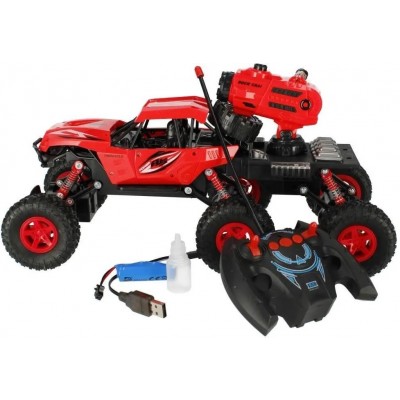 Τηλεκατευθυνόμενο Off Road Αυτοκίνητο με Επαναφορτιζόμενη Μπαταρία Φώτα & Εφέ Ατμού FN009