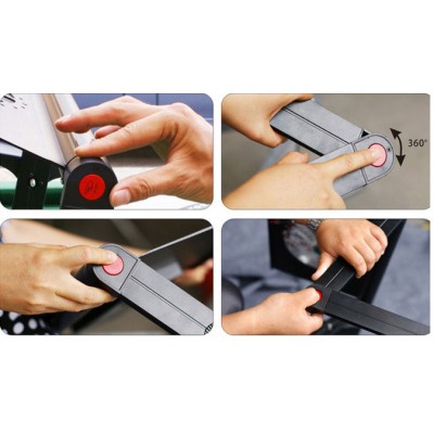 Πτυσσόμενο Τραπεζάκι Laptop Cooler με Βάση Mouse & 2 Ανεμιστήρες - Smart Foldable Τ8
