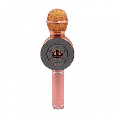 Ασύρματο Bluetooth Mικρόφωνο KARAOKE Hχείο Mp3 Player WSTER - Disco Light Microphone