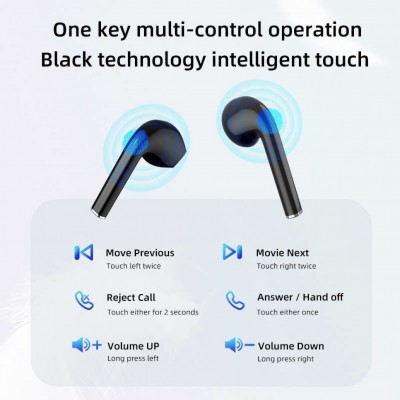 Αδιάβροχα Ασύρματα Ακουστικά Bluetooth με Smart Touch Αφής - AWEI Sports Earbunds Charging Case