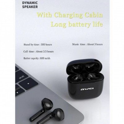 Ακουστικά Bluetooth με Touch Control & Charging Box AWEI TWS 5.0
