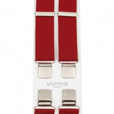 Τιράντες Unisex 36mm με 4 κλίπς Victoria Ροδί