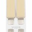 Τιράντες Unisex 36mm με 4 κλίπς Victoria Εκρού