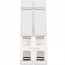 Τιράντες Unisex 36mm με 4 κλίπς Victoria Λευκό