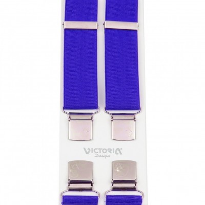 Τιράντες Unisex 36mm με 4 κλίπς Victoria Μπλέ Ρουά