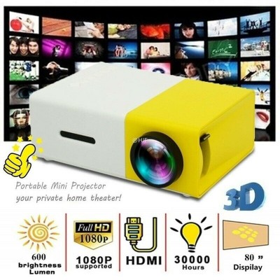Mini Led Βιντεοπροβολέας - Projector με θύρα HDMI , σύνδεση με TV BOX -Media Player