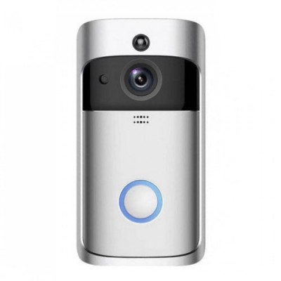 Ασύρματο Κουδούνι Πόρτας WiFI με Κάμερα Full HD Video - Δικτυακό Doorbell Two-way Audio EKN-V5-SL