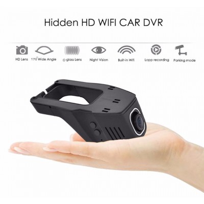 Wifi Κρυφή Κάμερα Αυτοκινήτου Full HD με Ανίχνευση Κίνησης G sensor & Κάμερα Οπισθοπορείας