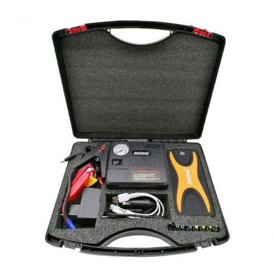 Φορητό Jump Starter Kit 30000 mAh - Τρόμπα Αυτοκινήτου - Φορτιστής Λάπτοπ Andowl Q-D300