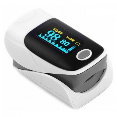 Παλμικό Οξύμετρο Δακτύλου Ακριβείας με Καρδιογράφημα - Fingertip Pulse Oximeter, SpO2 / Heart Rate Sensor Health