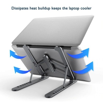 Πτυσσόμενη Φορητή Βάση Λάπτοπ με 6 Διαφορετικές Κλίσεις - Cooling Laptop Pad