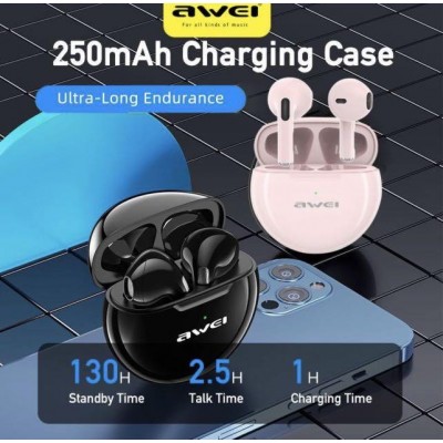 Ασύρματα Ακουστικά Earbuds Bluetooth V5 Awei με Θήκη Φόρτισης
