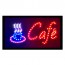 Led Φωτιζόμενη Διαφημιστική Πινακίδα "CAFE"