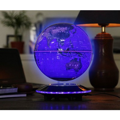 Μαγνητική Αιωρούμενη Υδρόγειος Σφαίρα Με Φωτιζόμενη Βάση- Magnetic Levitation and Rotation Globe