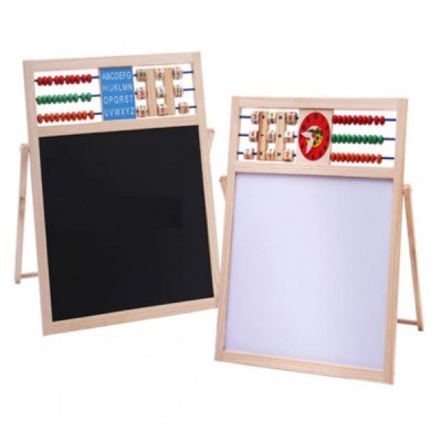 Παιδικός Ξύλινος Μαγνητικός Πίνακας Ζωγραφικής Διπλής Όψης - Foldable Double Side Magnetic Board